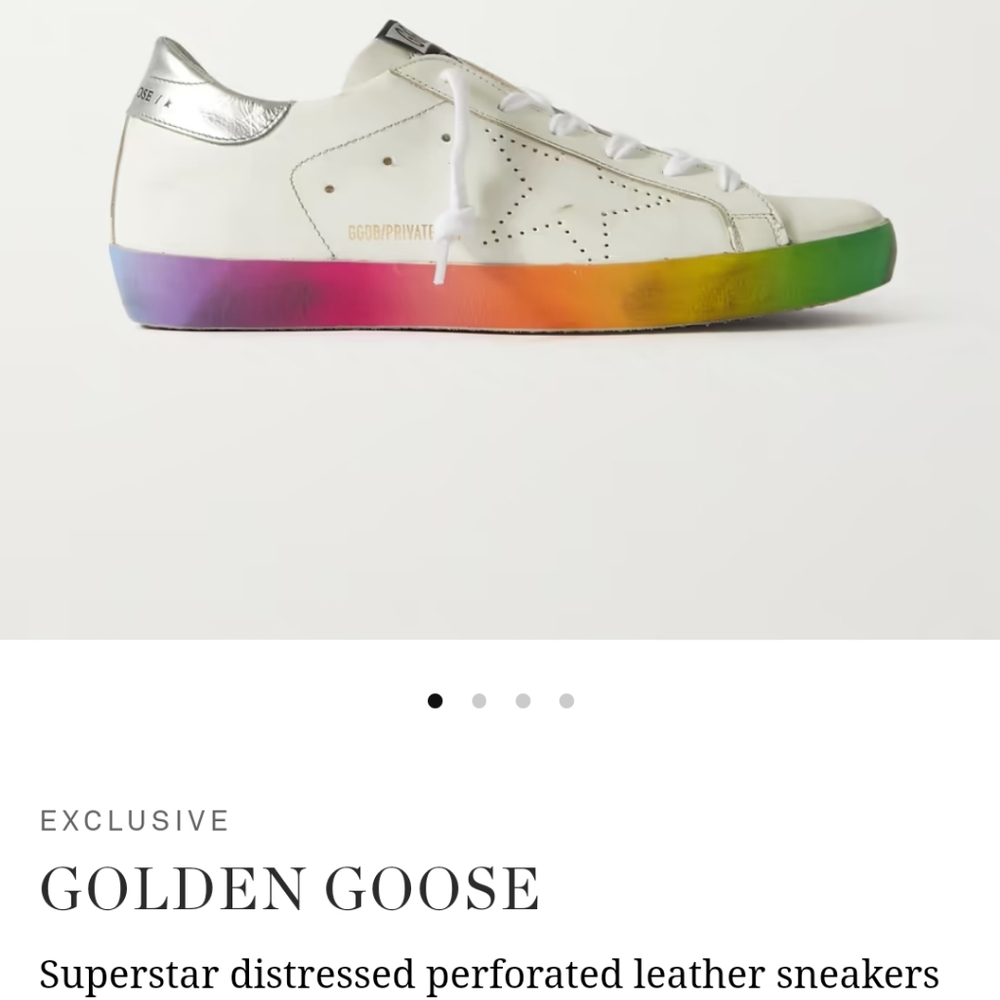 Golden Goose Rainbow Sole Superstar 37